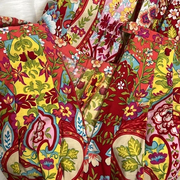 Jones Wear Jeans Floral Colorful Spring Cotton Skirt - Picture 8 of 9